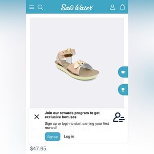 Salt Water Sun-San Surfer Sandal